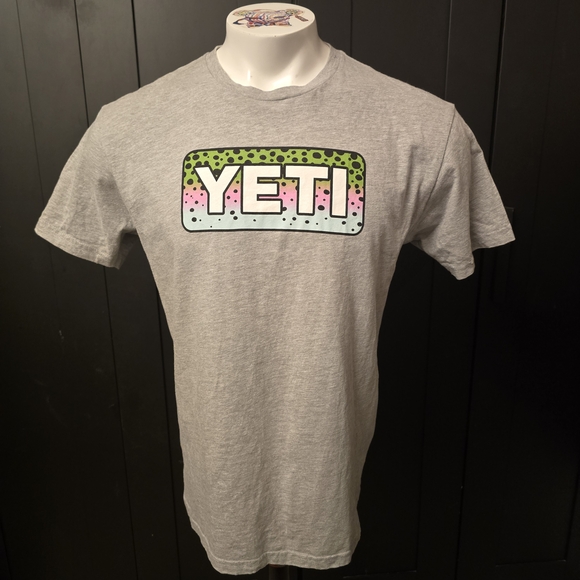 Yeti Other - YETI Rainbow Trout Short Sleeve T-Shirt - Heather Gray - Large